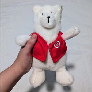 Target Polar Bear With Vest Soft Plush Toy
